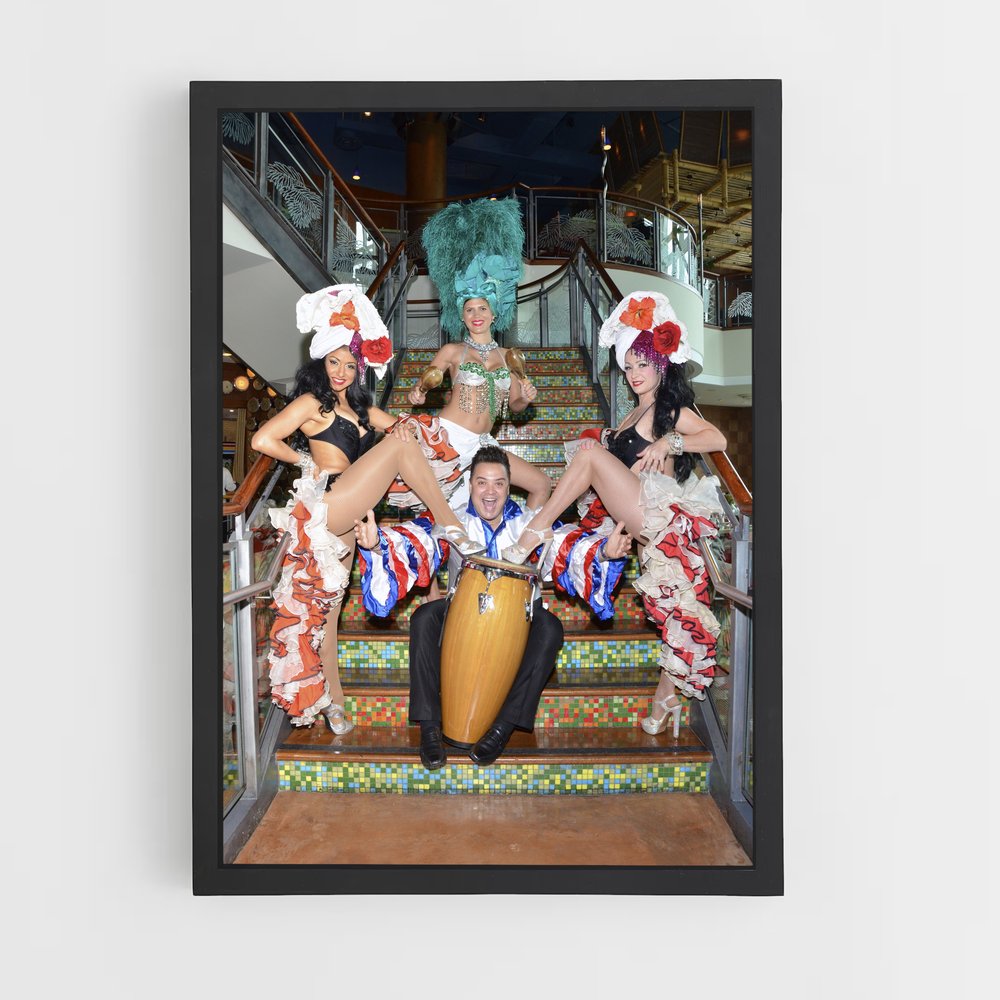 Poster Échelle de Rythme – affiche Danse (vue 2)